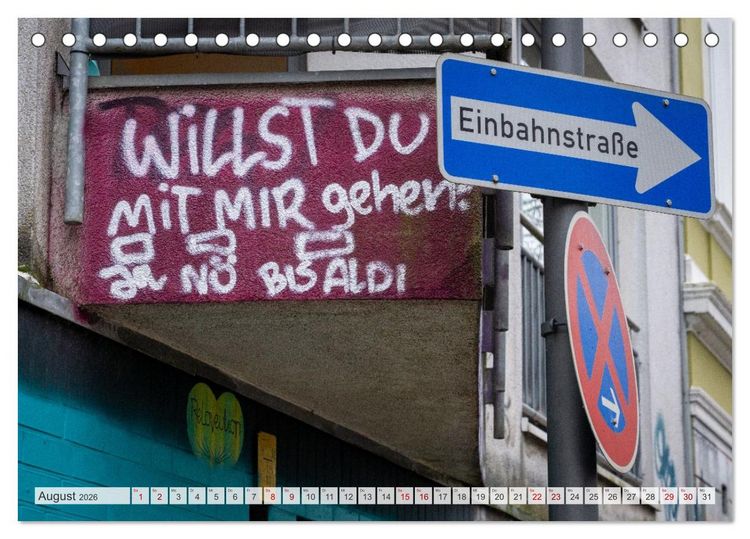 Produktbild: Buntes Hamburg (Tischkalender 2026 DIN A5 quer), CALVENDO Monatskalender