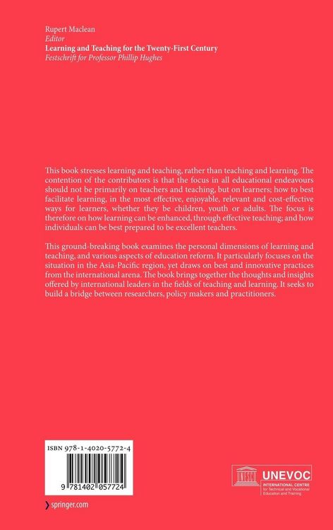 Produktbild: Learning and Teaching for the Twenty-First Century