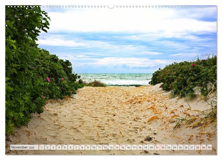 Produktbild: Fischland zwischen Ostsee und Bodden (hochwertiger Premium Wandkalender 2026 DIN A2 quer), Kunstdruck in Hochglanz