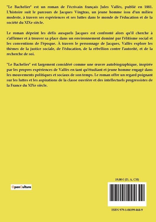 Produktbild: Le Bachelier