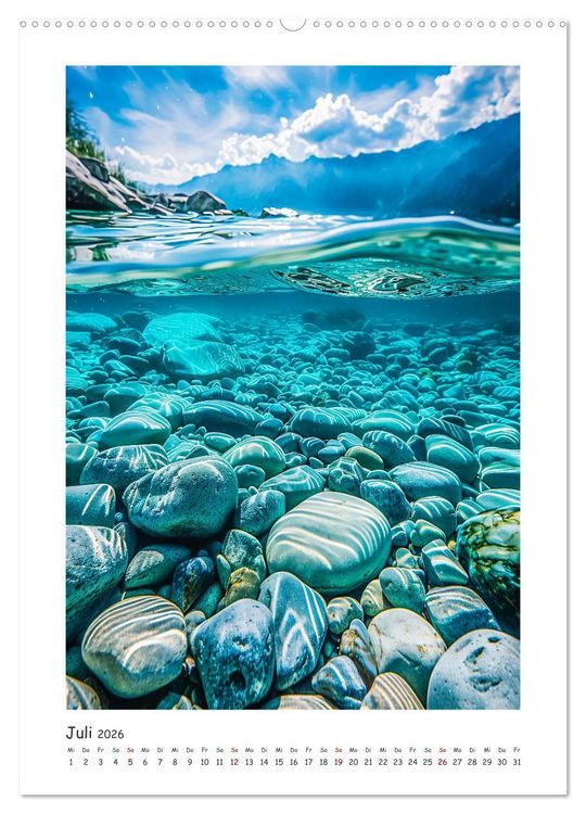 Produktbild: Die Bedeutung von Wasser (Wandkalender 2026 DIN A2 hoch), CALVENDO Monatskalender