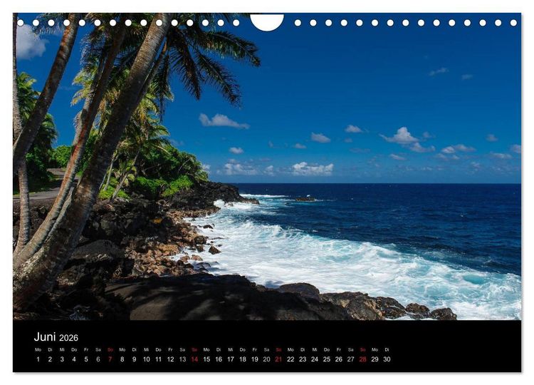 Produktbild: Hawaiianische Tr&auml;ume Big Island (Wandkalender 2026 DIN A4 quer), CALVENDO Monatskalender