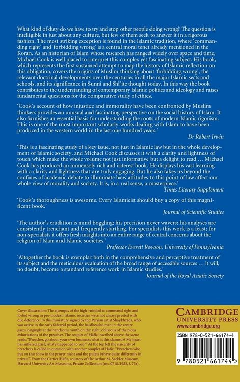 Produktbild: Commanding Right and Forbidding Wrong in Islamic Thought