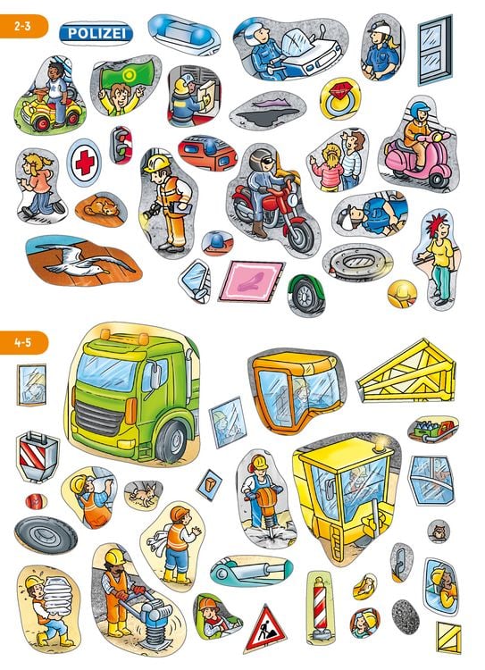 Produktbild: Wimmeln, R&auml;tseln, Stickern: Fahrzeuge