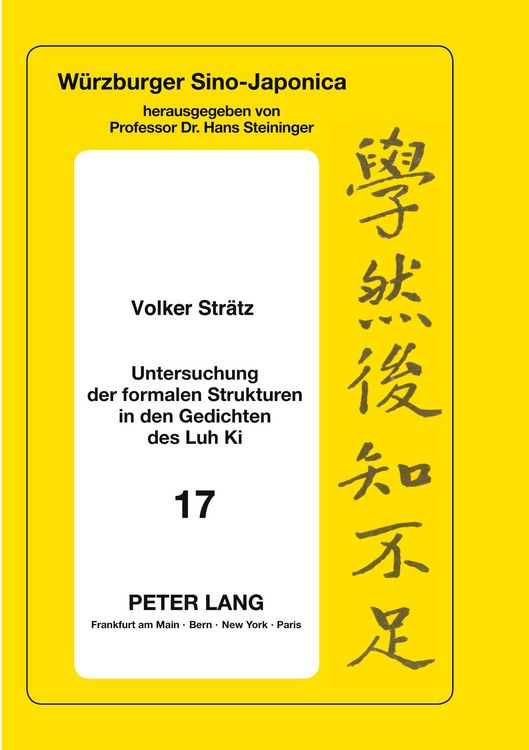 Produktbild: Untersuchung der formalen Strukturen in den Gedichten des Luh Ki