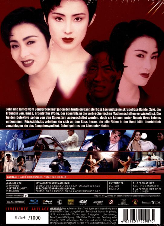 Produktbild: Tiger Cage 3 - Mediabook - Cover A - Uncut - Limited Edition auf 1000 St&uuml;ck (Blu-ray+DVD)