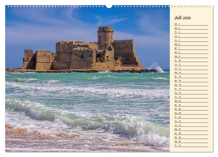 Produktbild: Burgen in Italien (Wandkalender 2026 DIN A2 quer), CALVENDO Monatskalender