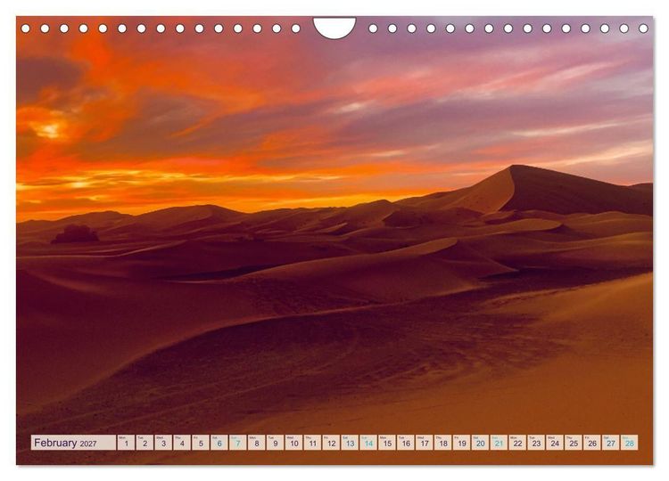 Produktbild: Marocco&rsquo;s Silent Desert (Wall Calendar 2027 DIN A4 landscape), CALVENDO 12 Month Wall Calendar