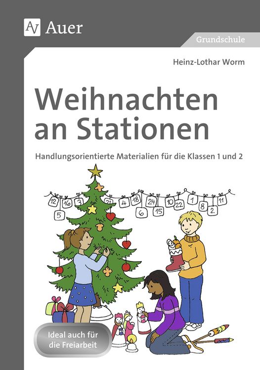Produktbild: Weihnachten an Stationen 1-2