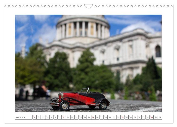 Produktbild: Modellautos auf Reisen (Wandkalender 2026 DIN A3 quer), CALVENDO Monatskalender