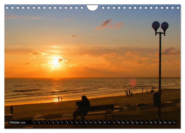 Produktbild: Borkum (Wandkalender 2026 DIN A4 quer), CALVENDO Monatskalender