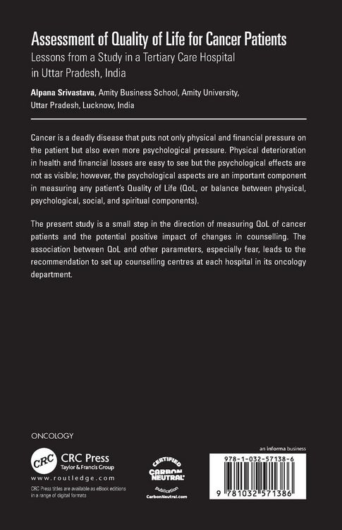 Produktbild: Assessment of Quality of Life for Cancer Patients