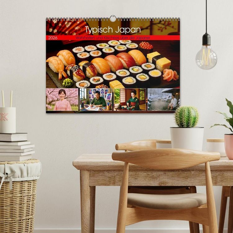 Produktbild: Typisch Japan. Wahrheiten und Klischees &uuml;ber die Japaner (Wandkalender 2026 DIN A3 quer), CALVENDO Monatskalender