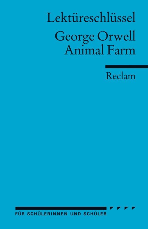 Bild vom Artikel Lektüreschlüssel zu George Orwell: Animal Farm vom Autor Heinz Arnold