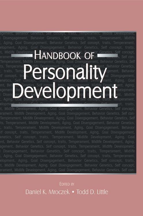 Produktbild: Handbook of Personality Development