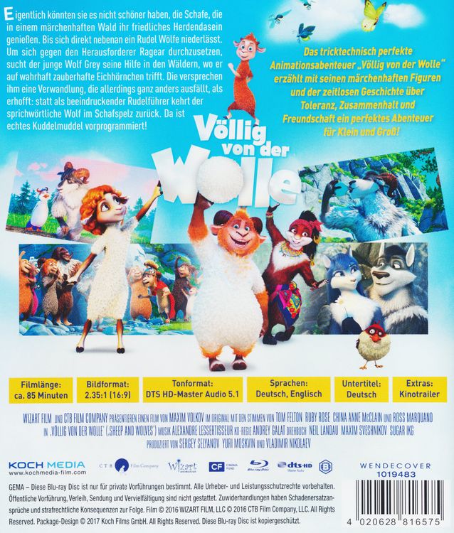 Produktbild: V&ouml;llig von der Wolle - Ein m&auml;&auml;&auml;hrchenhaftes Kuddelmuddel (inkl. 2D-Fassung)