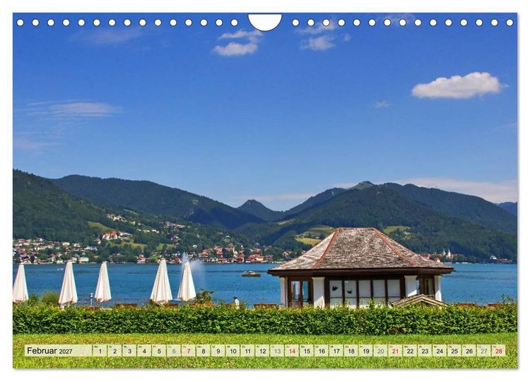 Produktbild: Kurort Bad Wiessee (Wandkalender 2027 DIN A4 quer), CALVENDO Monatskalender