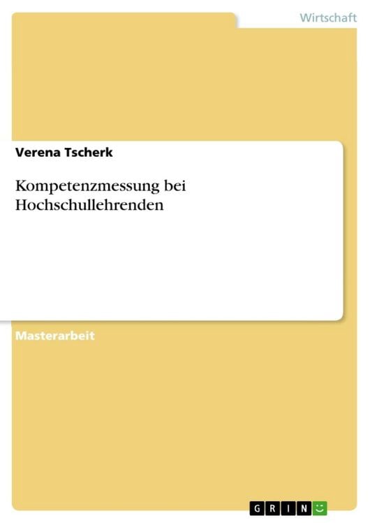 Produktbild: Kompetenzmessung bei Hochschullehrenden
