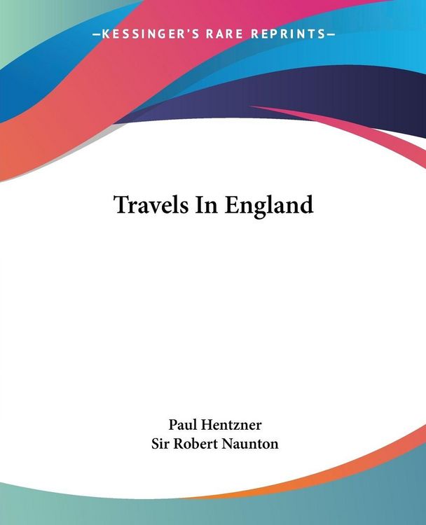 Produktbild: Travels In England