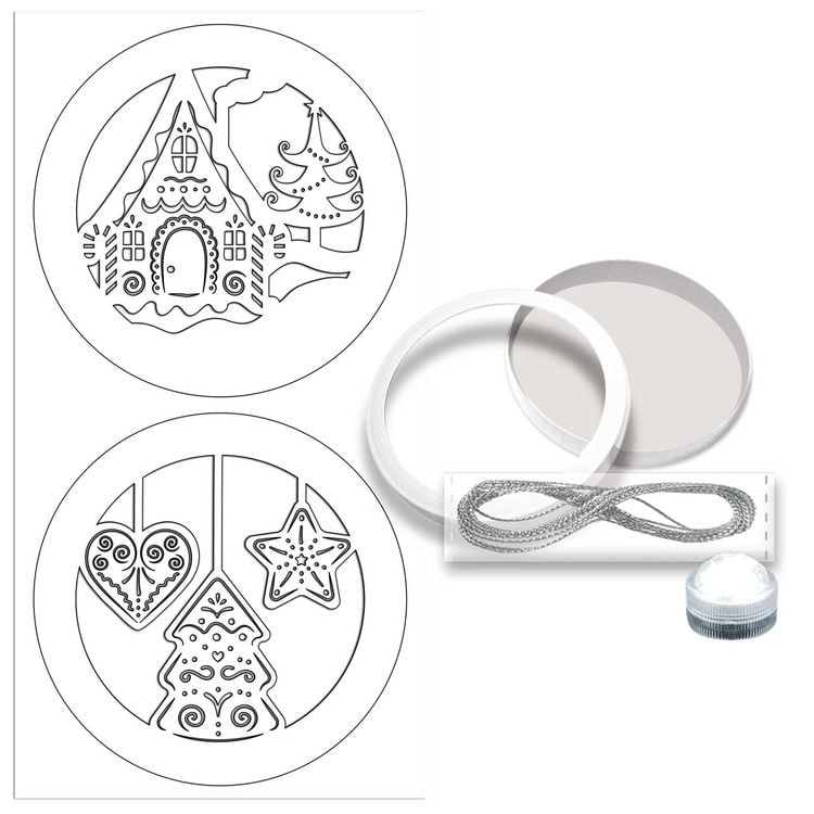 Produktbild: URSUS Light boxes "Gingerbread", &Oslash; 11 cm