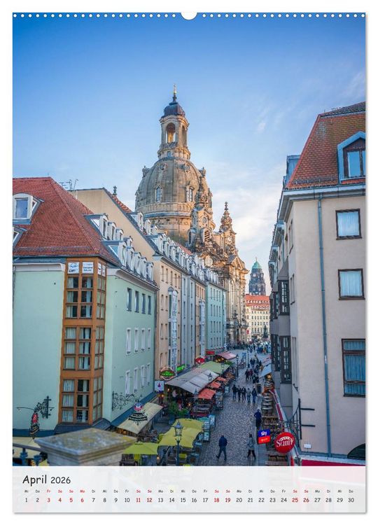 Produktbild: Dresden - Bilder aus Elbflorenz (hochwertiger Premium Wandkalender 2026 DIN A2 hoch), Kunstdruck in Hochglanz