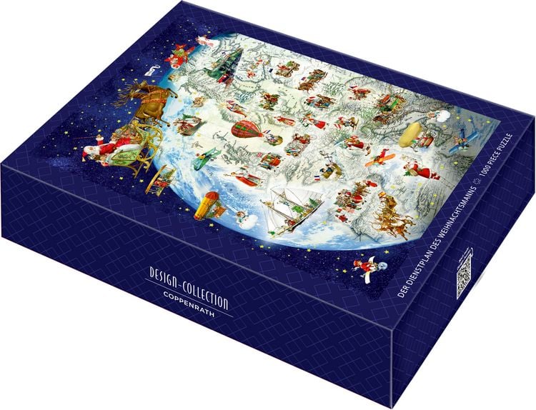 Produktbild: Puzzle - Der Dienstplan des Weihnachtsmanns (1000 T.) Behr