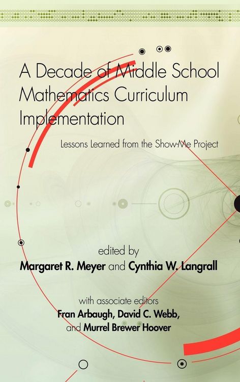 Produktbild: A Decade of Middle School Mathematics Curriculum Implementation
