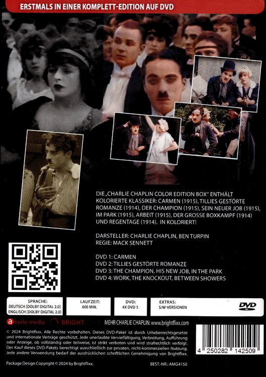 Produktbild: Charlie Chaplin - Color Edition [4 DVDs]