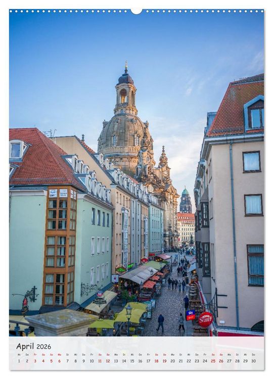 Produktbild: Dresden - Bilder aus Elbflorenz (Wandkalender 2026 DIN A2 hoch), CALVENDO Monatskalender