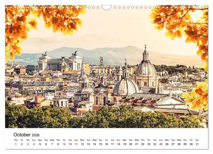 Produktbild: Wonders of Rome (Wall Calendar 2026 DIN A3 landscape), CALVENDO 12 Month Wall Calendar