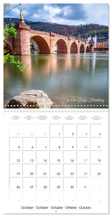 Produktbild: The colorful city of Heidelberg (Wall Calendar 2026 12 &times; 12 Inch) CALVENDO 12 Month Wall Calendar