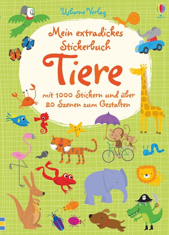 Produktbild: Mein extradickes Stickerbuch: Tiere