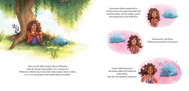 Produktbild: Flora und W&ouml;lkchen - Mit Mut fangen die sch&ouml;nsten Geschichten an