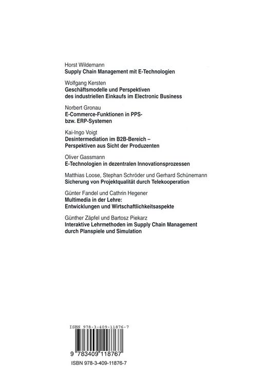 Produktbild: E-Business Management mit E-Technologien