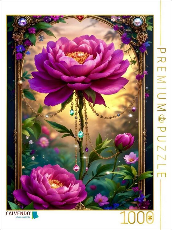 Produktbild: CALVENDO Puzzle Die Magie der Pfingstrose | 1000 Teile Lege-Gr&ouml;&szlig;e 64x48cm Foto-Puzzle f&uuml;r gl&uuml;ckliche Stunden