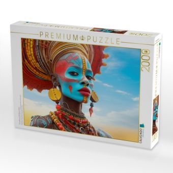 Produktbild: CALVENDO Puzzle Surrealismus trifft Massai-Kultur | 2000 Teile Lege-Gr&ouml;&szlig;e 90x67cm Foto-Puzzle f&uuml;r gl&uuml;ckliche Stunden