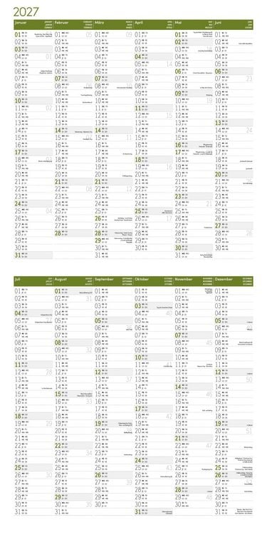 Produktbild: B&auml;ume Kalender 2027 - 30x30 - Art12