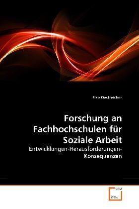 Produktbild: Oestreicher, E: Forschung an Fachhochschulen f&uuml;r Soziale Arb