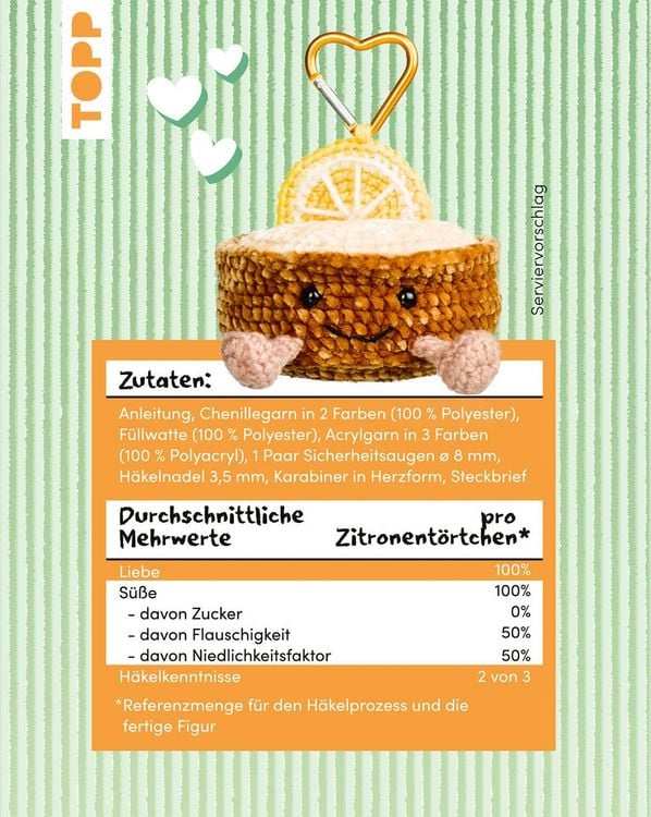 Produktbild: Amusing Lovables H&auml;kelset Tarta Limone