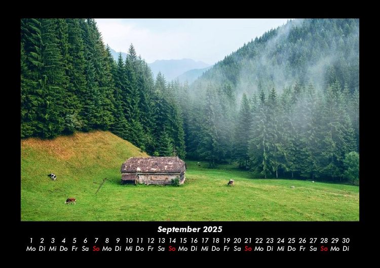 Produktbild: Berglandschaften 2025 Fotokalender DIN A3
