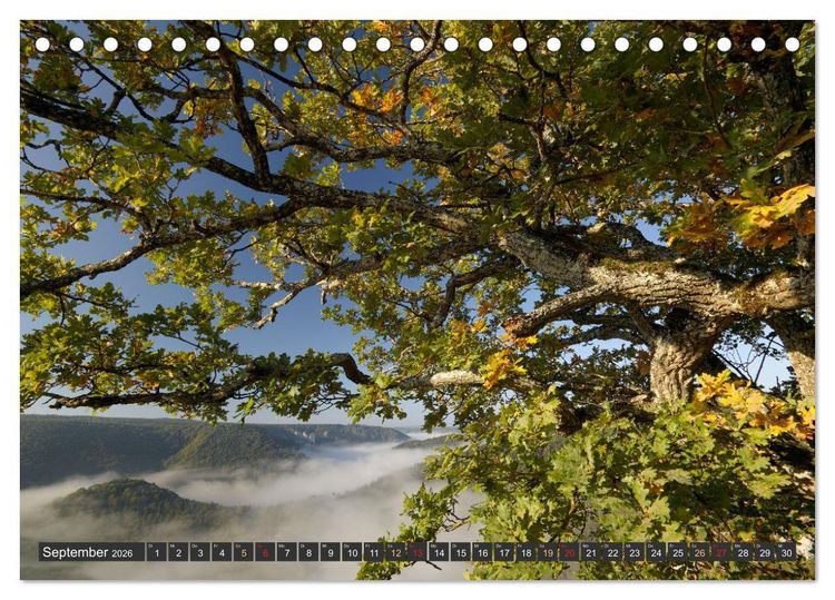 Produktbild: Gro&szlig;e Landschaft Obere Donau (Tischkalender 2026 DIN A5 quer), CALVENDO Monatskalender