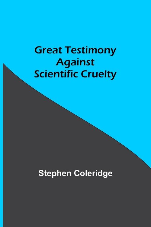 Produktbild: Great Testimony against scientific cruelty
