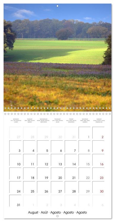 Produktbild: Les couleurs de la Vienne (Calendrier mural carr&eacute; 2026 30x30 cm) Calendrier double avec une page pour vos prises de notes