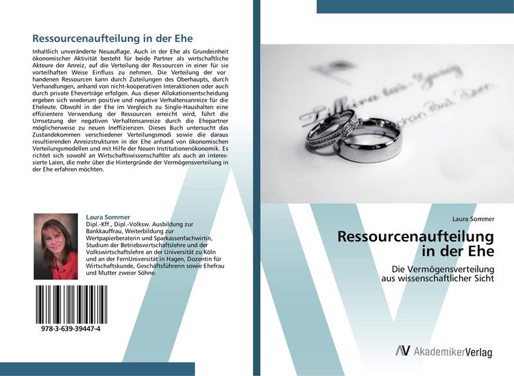 Produktbild: Ressourcenaufteilung in der Ehe