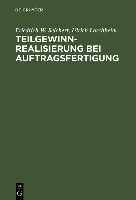 Produktbild: Teilgewinnrealisierung bei Auftragsfertigung