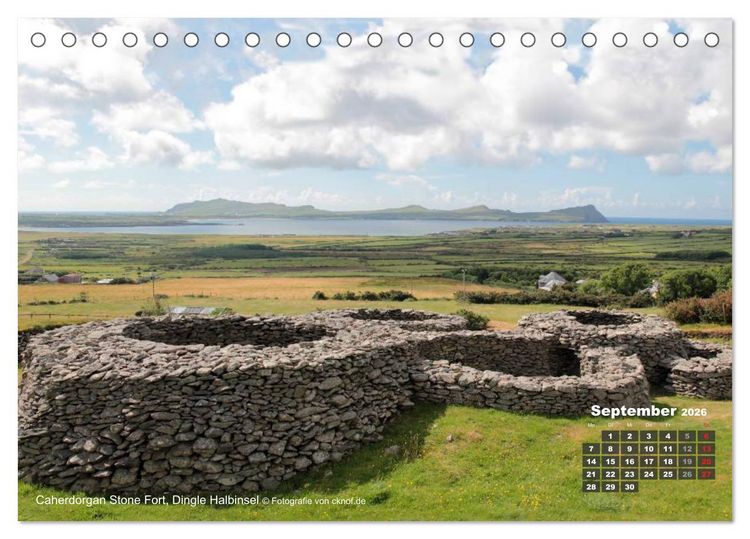 Produktbild: Irland (Tischkalender 2026 DIN A5 quer), CALVENDO Monatskalender