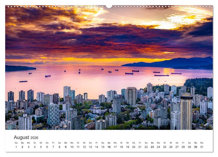 Produktbild: Kanadas Wunder (hochwertiger Premium Wandkalender 2026 DIN A2 quer), Kunstdruck in Hochglanz