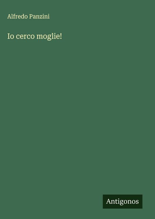 Produktbild: Io cerco moglie!