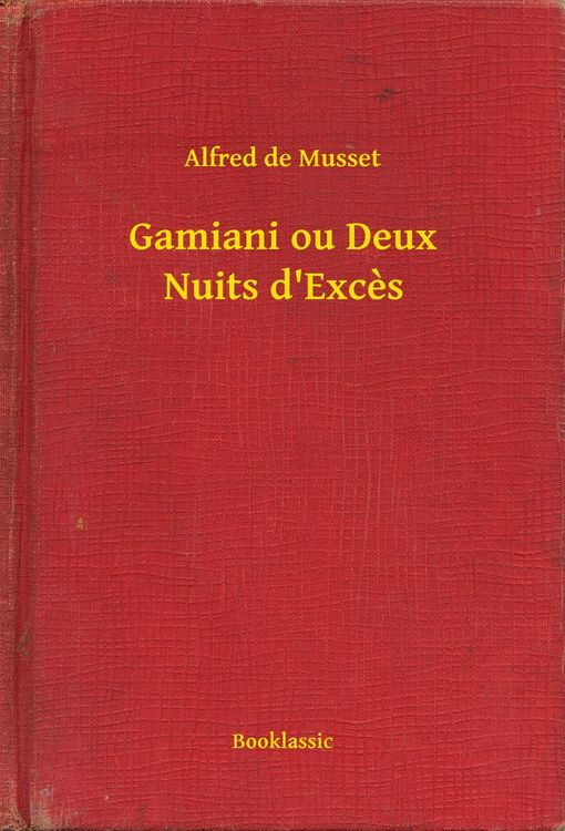 Produktbild: Gamiani ou Deux Nuits d'Exc&egrave;s