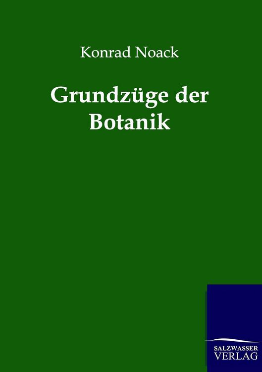 Produktbild: Grundz&uuml;ge der Botanik